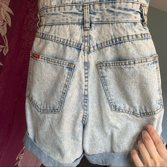 Jordache: Vintage Overall Shorts - Picture 13 of 16